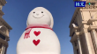 冰冰打卡网红大雪人啦